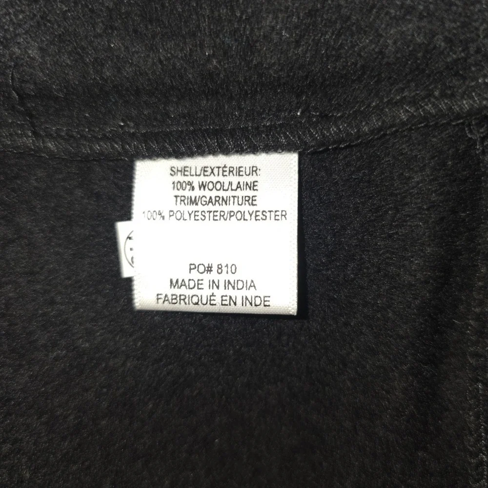 Frances Valentine Pants Women‎ 16 Black Bossy Wide Leg 100% Wool NEW